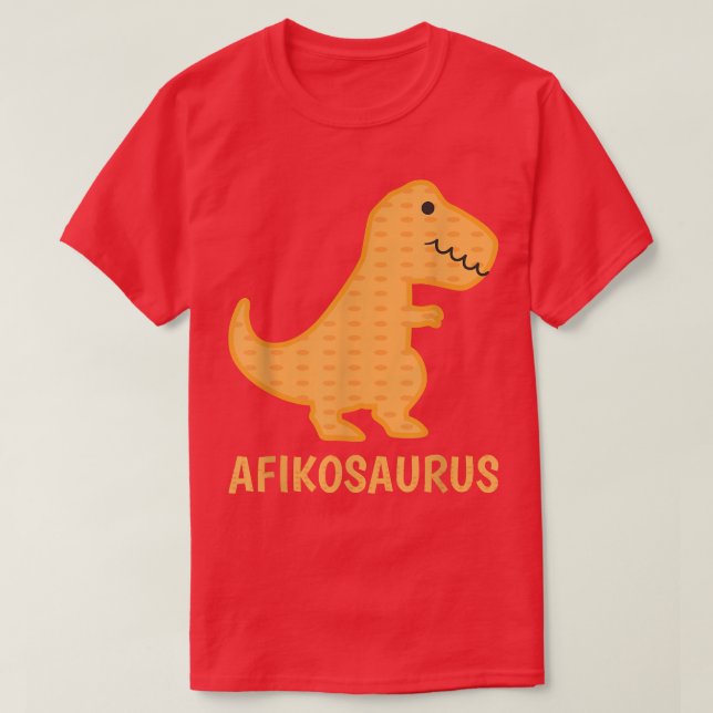 Camiseta Feliz Passover Afikosaurus Matzo (Diseño del anverso)