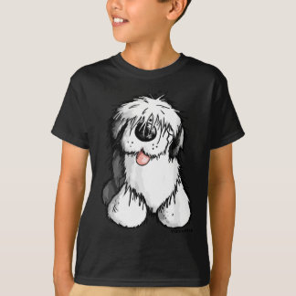 Camiseta Feliz Pastor En Inglés Para Un Perro O Bobtail
