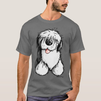 Camiseta Feliz Pastor En Inglés Para Un Perro O Bobtail