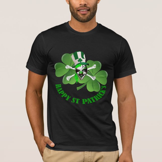 Camiseta Feliz payaso aterrador de St Patrick (Anverso)