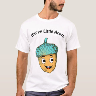 Camiseta "Feliz Pequeña Bellota" Amigo del Bosque Sonriente