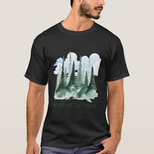 Camiseta Feliz pequeño árbol Día de la Tierra Bob Estilo Ho (Anverso)