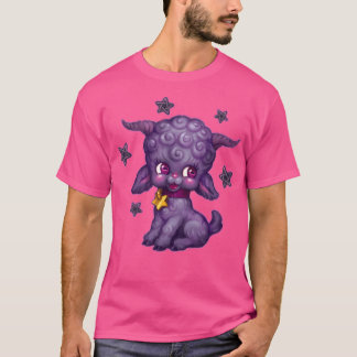 Camiseta Feliz Pequeño Baphomet Purple