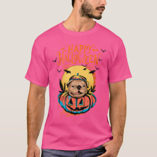 Camiseta Feliz perro de boxer de Halloween