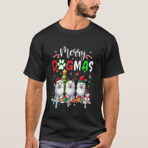 Camiseta Feliz Perro de Navidad Tres Reyes de Santa Elf Sam