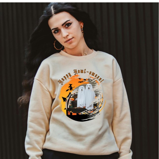 Camiseta Feliz perro Mascota de Halloween de Howl-oween (Subido por el creador)
