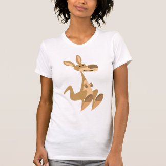 Camiseta feliz Personalizado canguro para mujeres