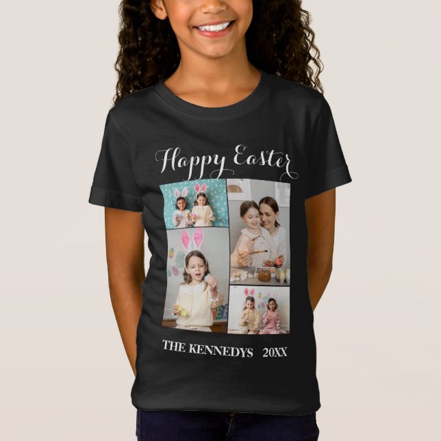 Camiseta Feliz Personalizado de Pascua por la Pascua de la  (Anverso)