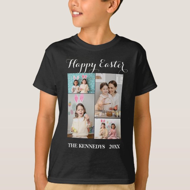 Camiseta Feliz Personalizado de Pascua por la Pascua de la  (Anverso)