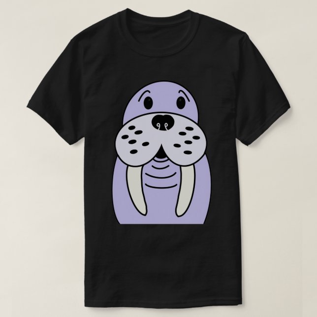 Camiseta Feliz Personalizado de Walrus (Diseño del anverso)