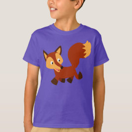 Camiseta feliz Personalizado Fox para niños