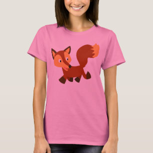 Camiseta feliz Personalizado Fox Women