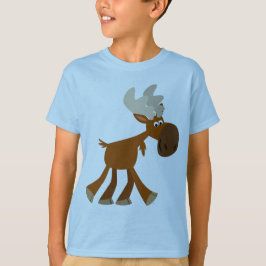 Camiseta feliz Personalizado Moose para niños
