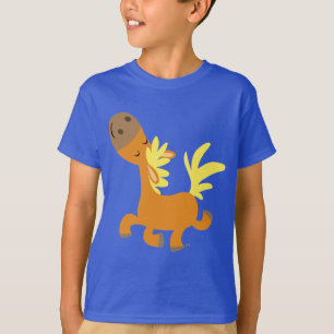 Camiseta feliz Personalizado Pony para niños