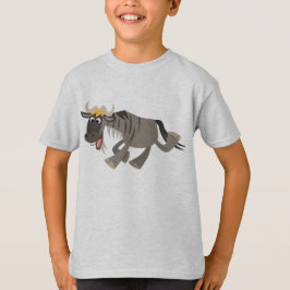 Camiseta feliz Personalizado Wildebeest para niños