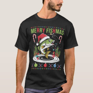 Camiseta Feliz Pescado de Navidad