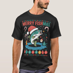 Camiseta Feliz Pescado de Navidad