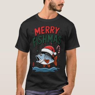 Camiseta Feliz Pescado de Navidad
