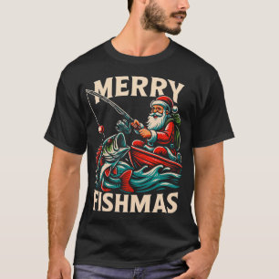 Camiseta Feliz Pescado de Navidad divertido pez de Navidad
