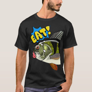 Camiseta Feliz Pescado de Navidad Pesca Fea de Navidad