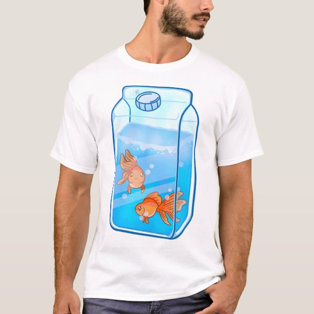 Camiseta Feliz pez dorado (Anverso)