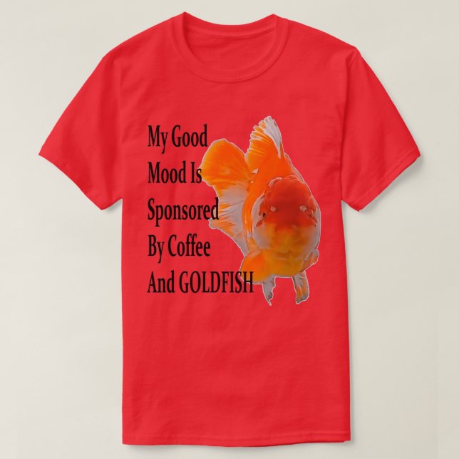 Camiseta Feliz pez dorado (Diseño del anverso)