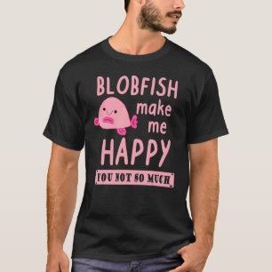 Camiseta Feliz pez globo diciendo animal de criatura marina
