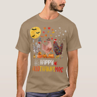 Camiseta Feliz pollo de Hallothankmas