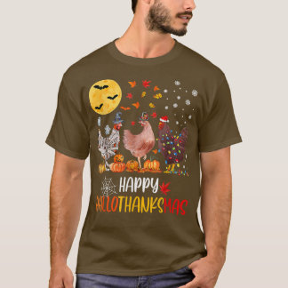 Camiseta Feliz pollo de Hallothankmas