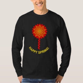 Camiseta Feliz Primavera Larga