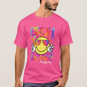 Camiseta Feliz Primer Día Cara Sonriente Verano Hermano Est