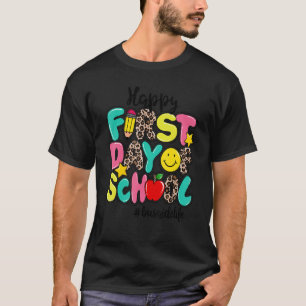 Camiseta Feliz Primer Día De Autobús Escolar, Ayuda A La Vi