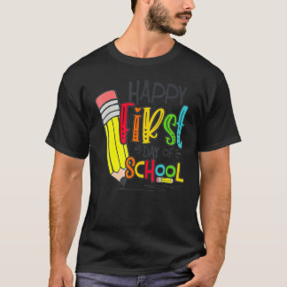 Camiseta Feliz Primer Día De Clase Profesor Regreso A Clase