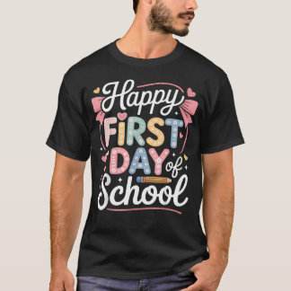 Camiseta Feliz Primer Día De Clase Profesor Regreso A Clase