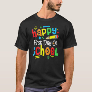 Camiseta Feliz primer día de clases de guardería antes de K