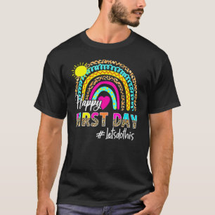 Camiseta Feliz primer día de clases Hagamos esto de vuelta