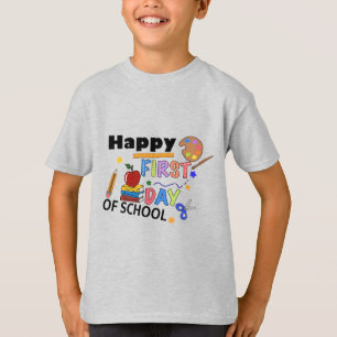 Camiseta Feliz primer día de clases - Traude de vuelta a la