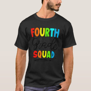 Camiseta Feliz primer día de cuarto grado de vuelta a la es