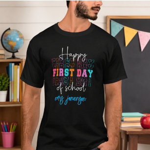 Camiseta Feliz Primer Día de Escuela