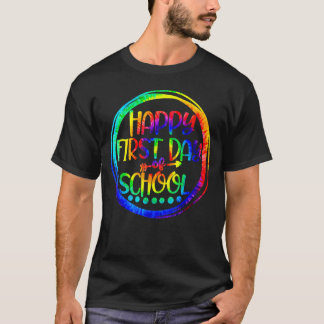 Camiseta Feliz Primer Día De Escuela Maestro Director Educa