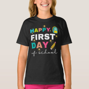 Camiseta Feliz Primer Día de Escuela, Profesor de
