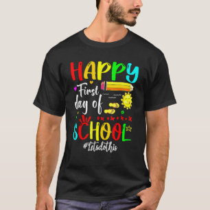 Camiseta Feliz primer día de Hagamos esta bienvenida de vue