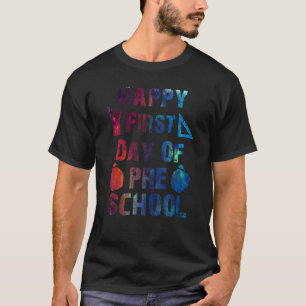 Camiseta Feliz Primer Día De La Educación Preescolar De Vue