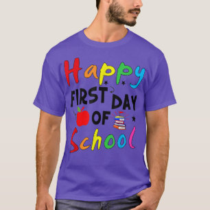 Camiseta Feliz Primer Día De La Escuela De Vuelta A La Escu