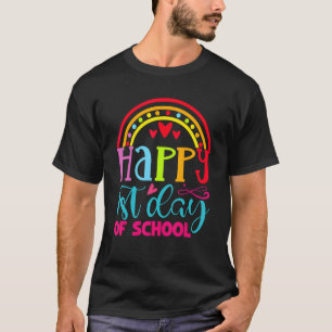 Camiseta Feliz Primer Día De La Escuela, Estudiante Arrow