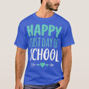 Camiseta Feliz Primer Día De La Escuela, Estudiante Arrow C