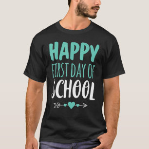Camiseta Feliz Primer Día De La Escuela Estudiante Arrow C