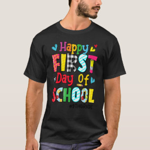 Camiseta Feliz Primer Día De La Escuela Novena Grado De Vue