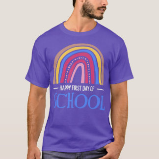Camiseta Feliz Primer Día De La Escuela - Primer Día De La 