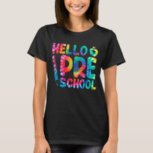 Camiseta Feliz Primer Día De La Escuela Tinta Color De Colo